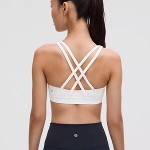 White Energy Sports Bra